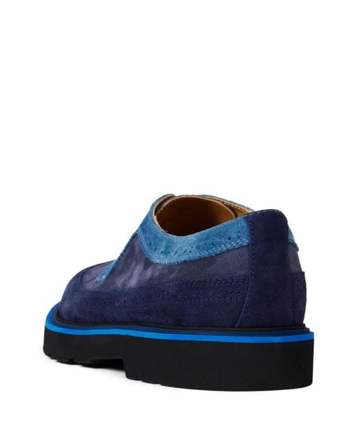 Paul Smith Blue Count Suede Brogues for men