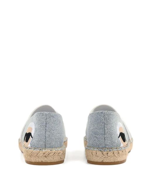 Karl Lagerfeld White Ikon Nft Espadrilles