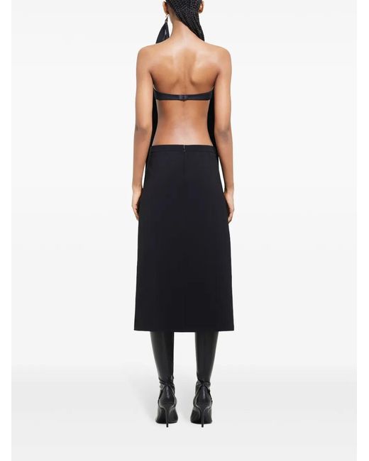 Courreges Blue Cut-Out Midi Dress