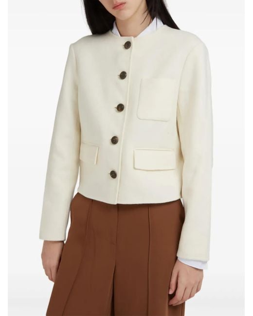 Veronica Beard White Lyssa Jacket