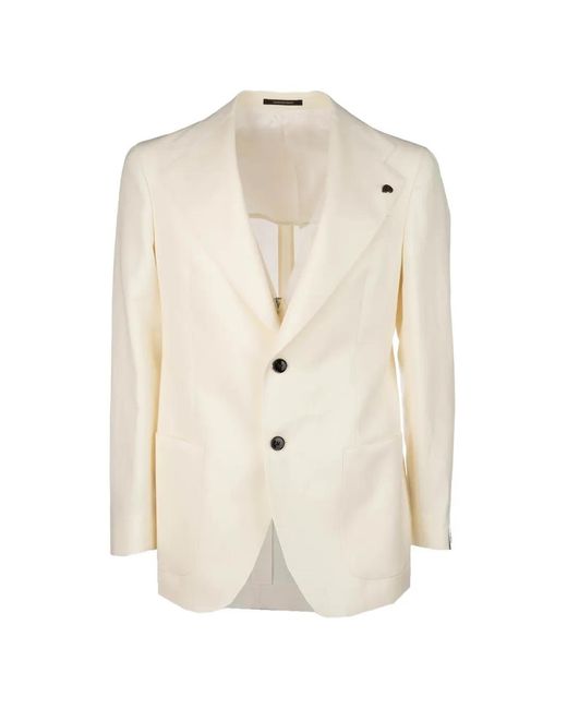 Gabriele Pasini White Single-Breasted Blazer for men