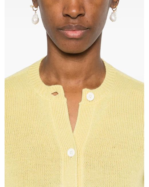 Fabiana Filippi Yellow Faded Cardigan