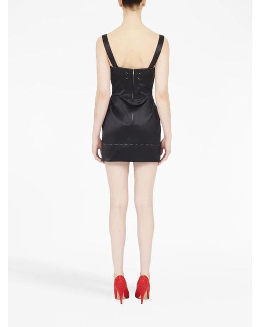 Maison Margiela Black Work-In-Progress Minidress