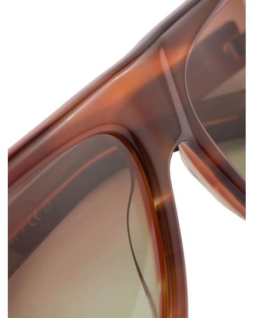 Prada Brown Pilot Sunglasses