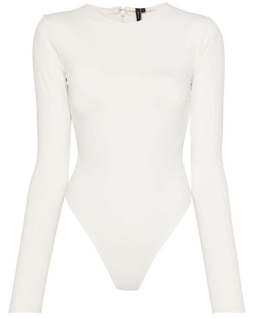 Entire studios White Long-sleeved Bodysuit