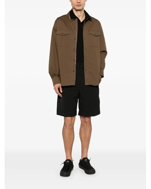Moncler Brown Button Pockets Jacket for men