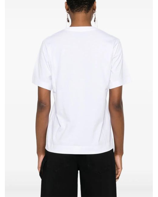 Simone Rocha フローラル Tシャツ White