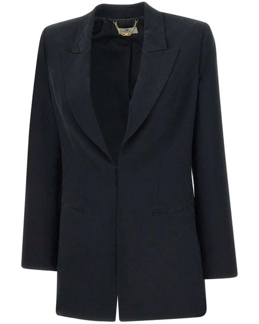 Elisabetta Franchi Black Tailored Blazer