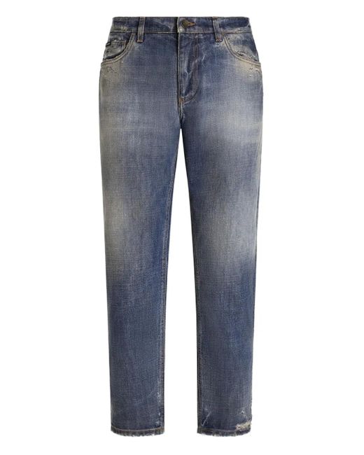 Dolce & Gabbana Blue Dolce & Gabbana Trousers for men