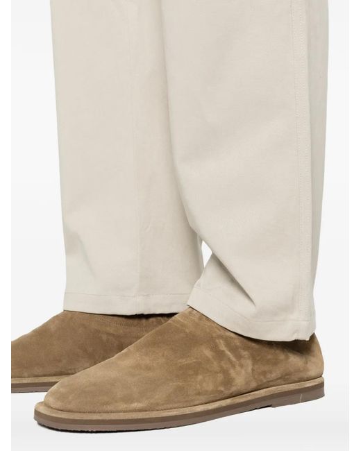 Samsøe & Samsøe White Jabari Elasticated-Waistband Trousers for men