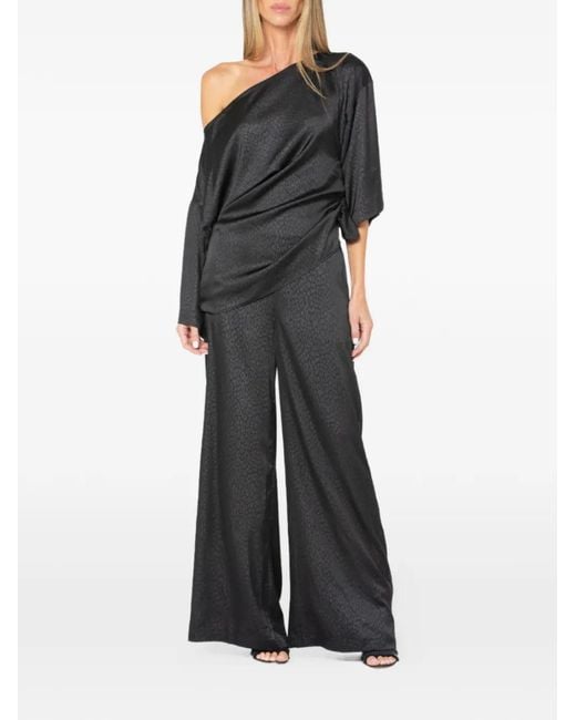 JBQ Black Pantalon Claude À Motif Léopard