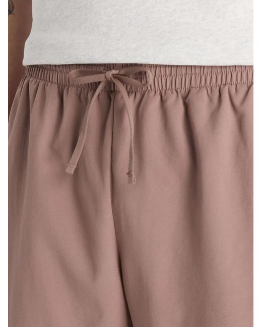 New Balance Pink Logo-Detail Shorts for men