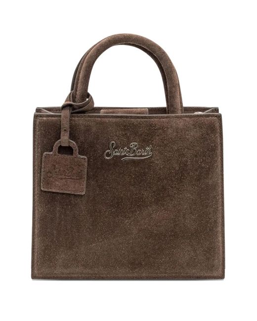 Mc2 Saint Barth Brown Midi The Shop Tote Bag