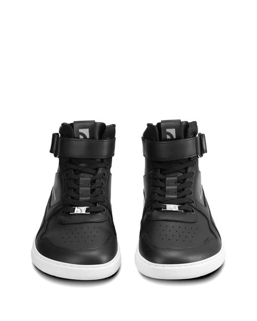 Barebarics Black Touch-Strap Lace-Up Sneakers