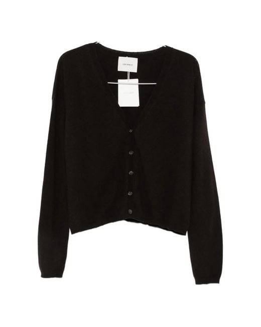 Lisa Yang Black Abby V-Neck Cardigan