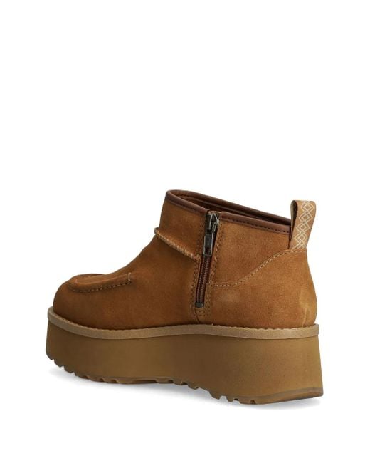 Ugg Brown Cityfunc Ultra Mini Boots