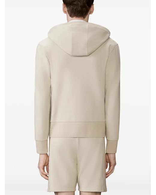 Thom Browne Natural 4-Bar Stripe Hoodie for men