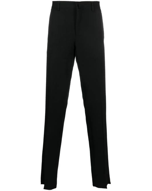 Lanvin Black Classic Tuxedo Cigarette Trousers For for men