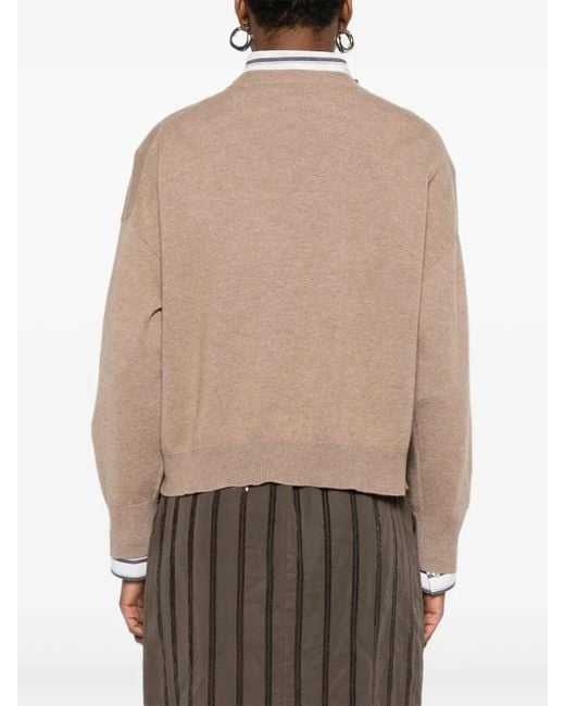 Brunello Cucinelli フェイクポケット Tシャツ Natural