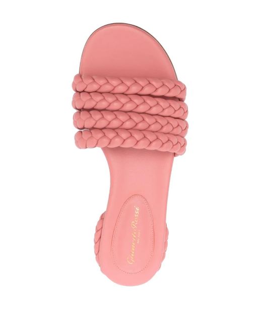 Gianvito Rossi Pink Ischia Nappa