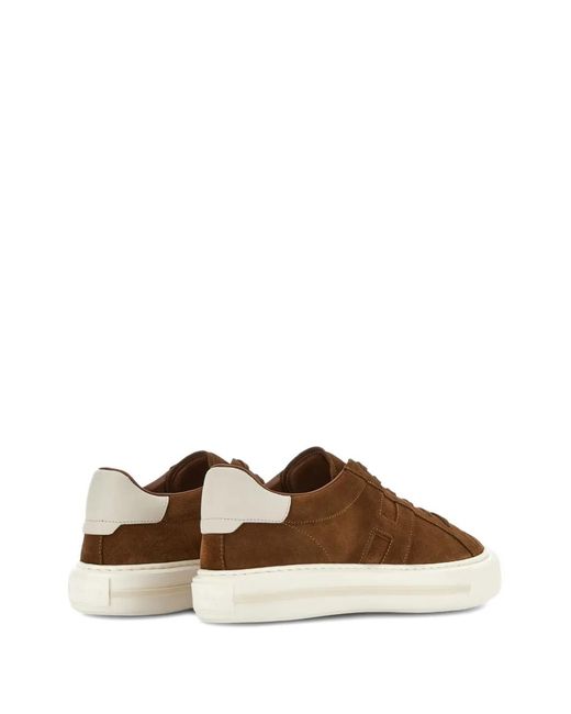 Hogan Brown H691 Sneakers for men
