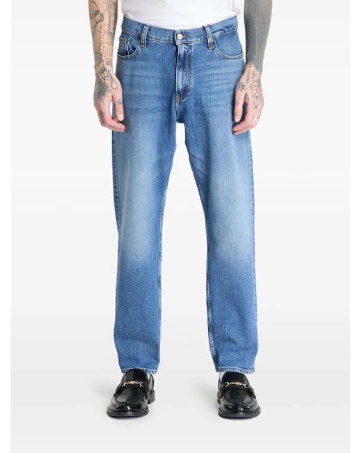 Jean Cigarette Isaac Relaxed Tommy Hilfiger pour homme en coloris Blue