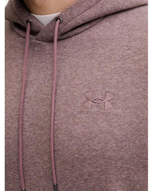Under Armour Purple Logo-Detail Hoodie for men