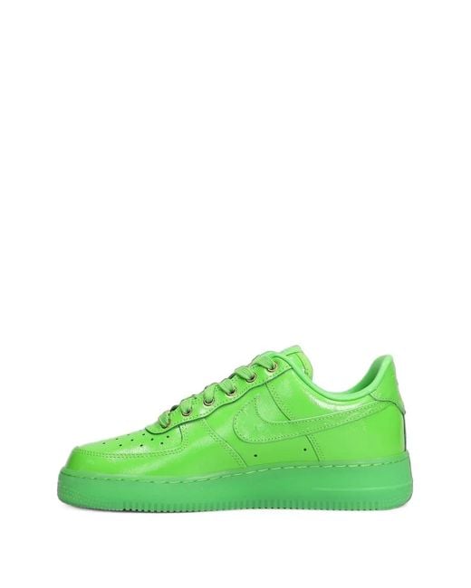 Nike Green Air Force 1 07 Lx Leather Low-Top Sneakers for men