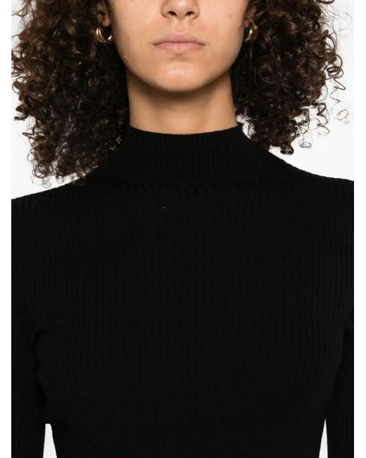 Twinset Black Long-Sleeves T-Shirt
