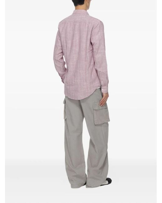 Camisa a rayas Samsøe & Samsøe de hombre de color Purple