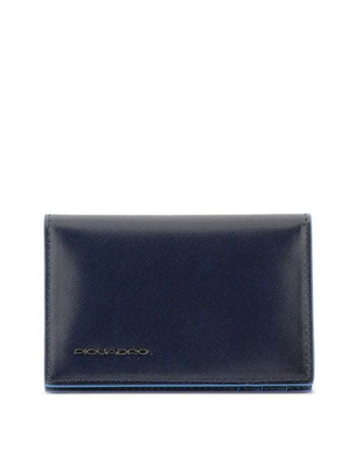 Piquadro Portemonnaie mit Logo-Prägung in Blue für Herren