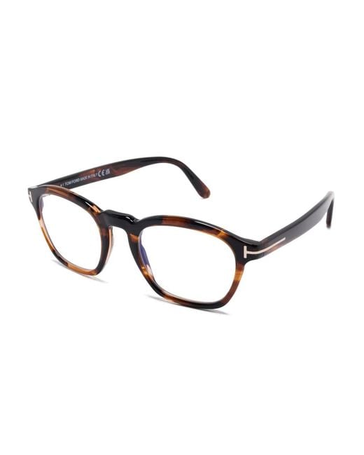 Tom Ford Brown Square-Frame Glasses