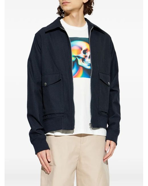 Paul Smith Blue Veste À Design Multi-Poches for men