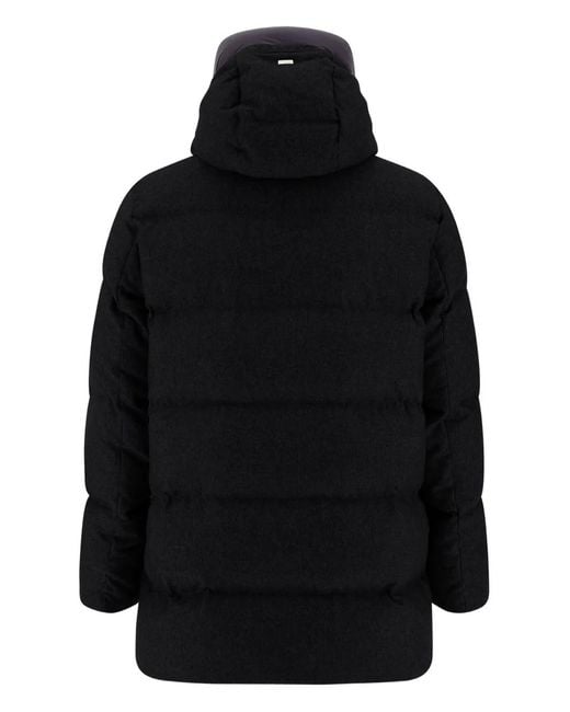 Plumífero Con Capucha Herno de hombre de color Black