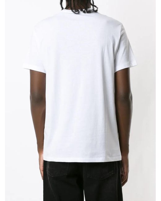 ARMANI EXCHANGE White Milano/new York Slim Fit Tee for men