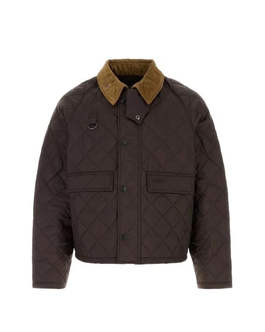 Barbour Brown Spey Quilted Jacket for men