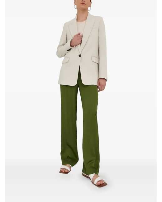 Bruuns Bazaar Green Single-Button Blazer