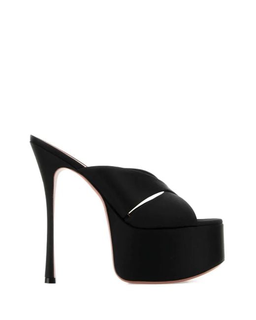 AMINA MUADDI Black Salma Sandalen 155mm