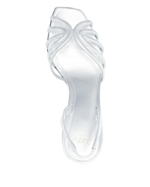 ALEVI White 90Mm Tara Sandals