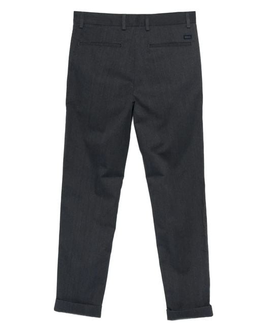 Boss Gray Buttoned Trousers for men