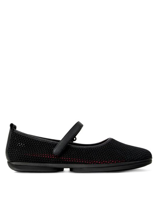 Camper Black Nina Strap Ballerinas