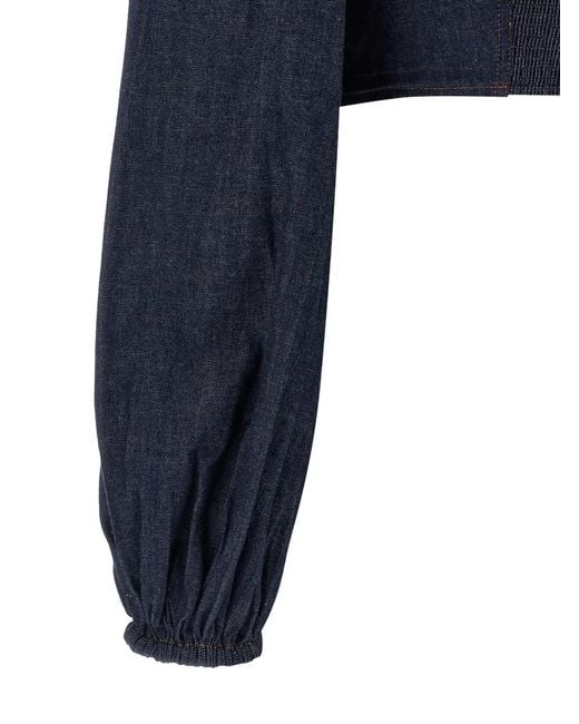 Zimmermann Blue 'aster' Top