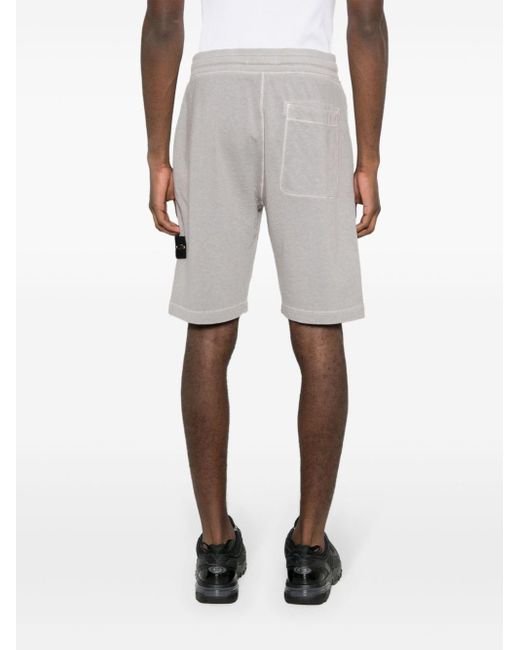 Stone Island Gray Shorts for men