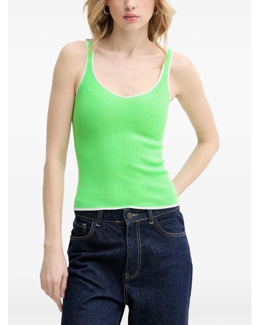 From Future Green Fine-Ribbed Tank Top