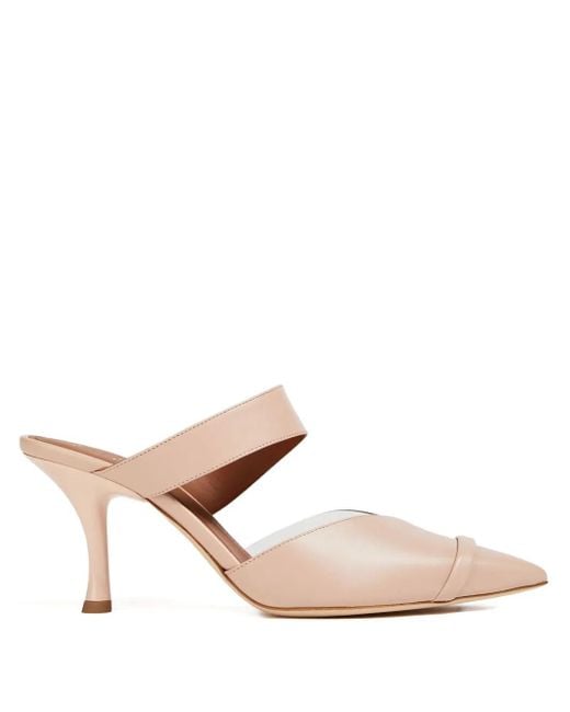 Malone Souliers Pink 70Mm Halina Mules