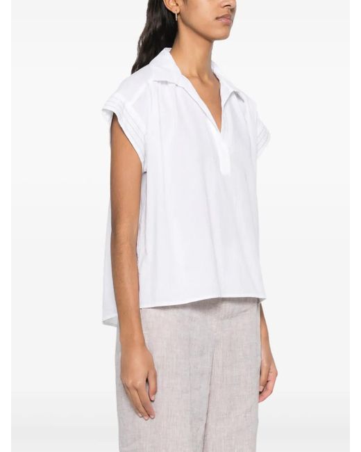 Peserico White Relaxed Fit Shirt