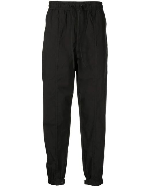 3.1 Phillip Lim Black Tapered-Leg Track Pants for men