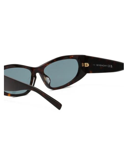 Givenchy Gray Tortoiseshell-Effect Cat-Eye Sunglasses