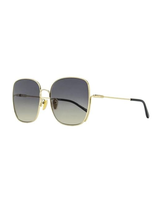 Chloé Natural Oversized Round Sunglasses