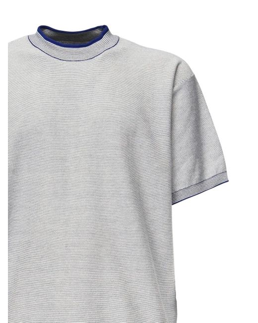 Stone Island Gray 5100013 Logo-Detail T-Shirt for men